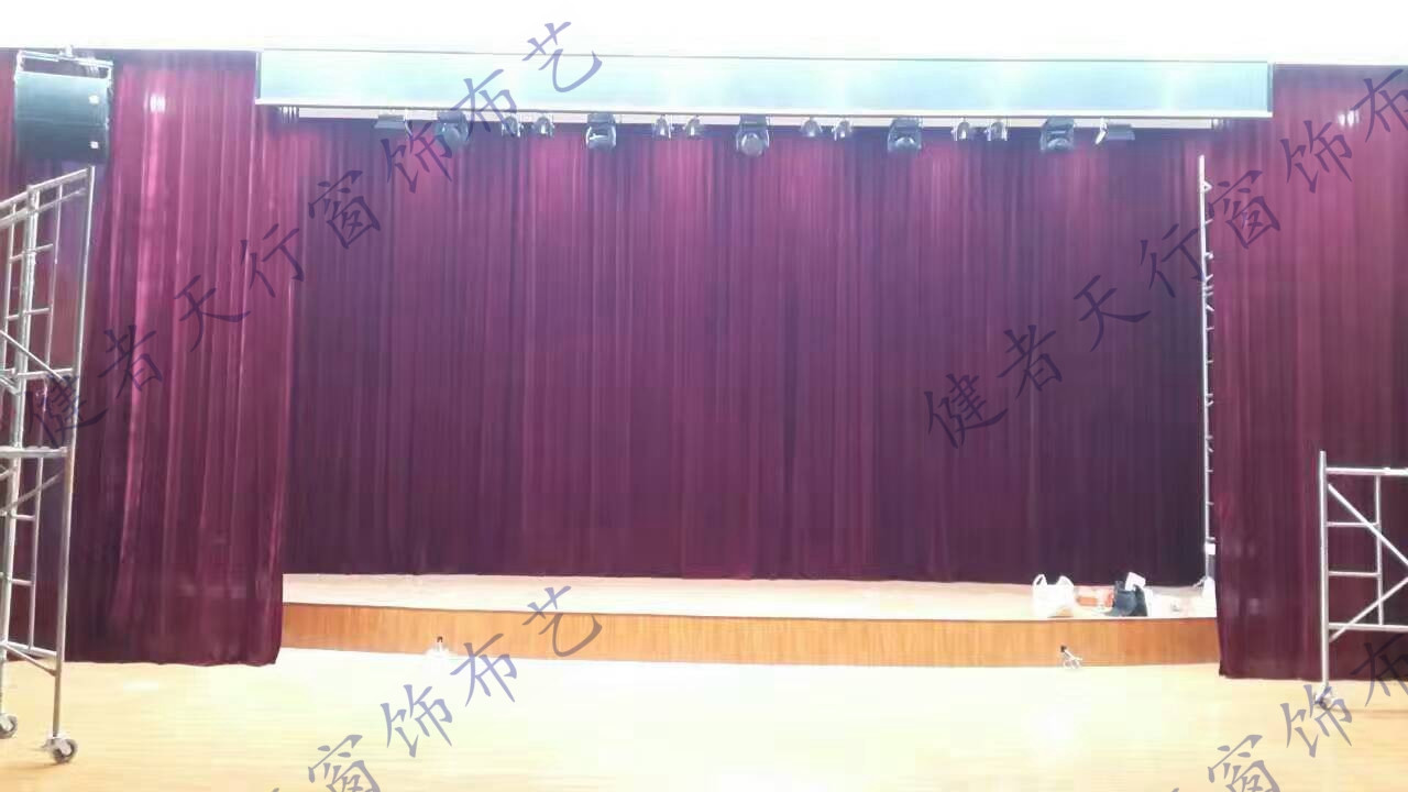 金丝绒舞台幕布